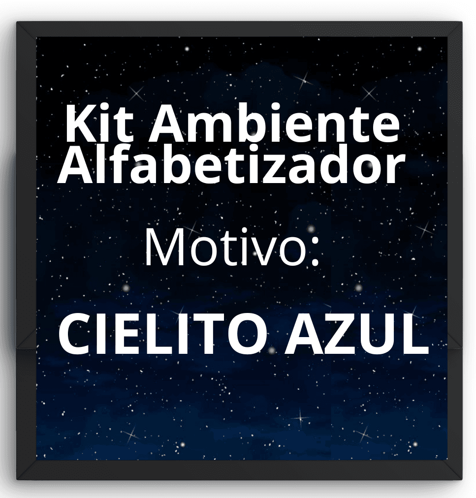 Kit CIELITO AZUL Ambiente Alfabetizador 💫