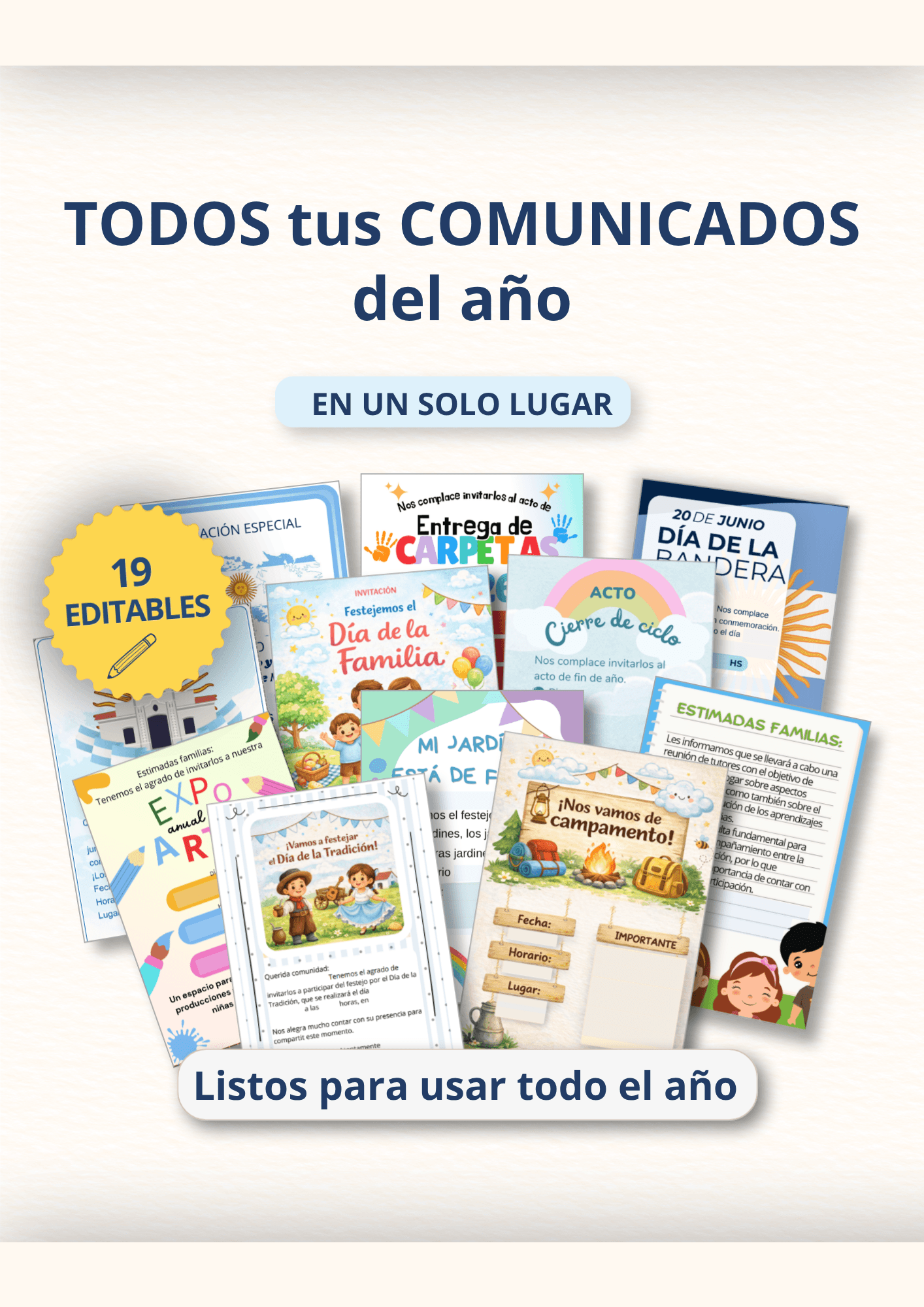 Kit: Todos los comunicados del año